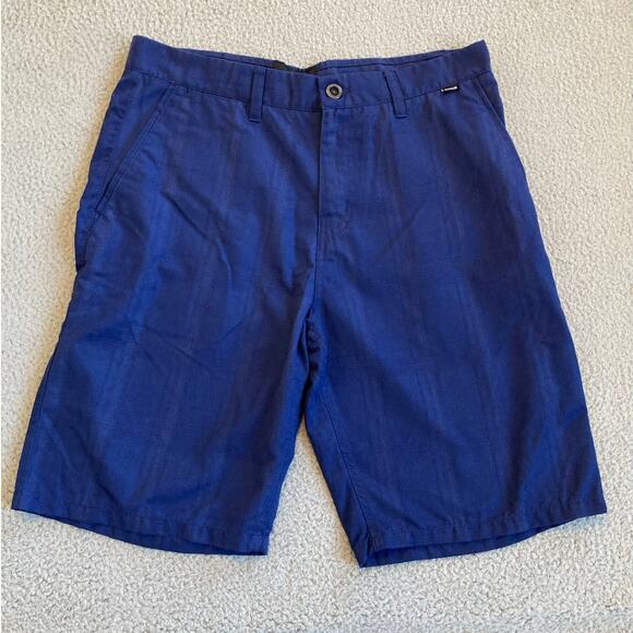 Hurley Other - Hurley Shorts 34 x 9 High Rise Flat Dark Blue Bermuda Outdoors Golf Performance